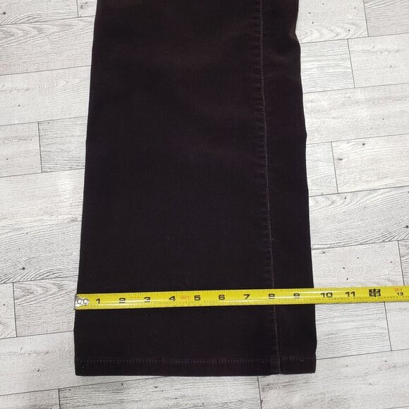 VTG J.Crew Corduroy Pants Womens 10R Boho Hippie Retro Country Western Y2K Choco - Picture 11 of 11